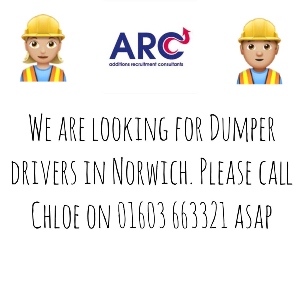 ARCGroupNorwich's tweet photo. #dumperdrivers #arc #arcgroup #arcrecruitment #norwich #norfolk #norfolkjobs #norwichrecruitment 😃 https://t.co/05qQgZj6Y1