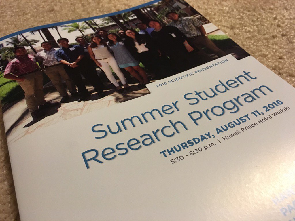 Summer is here! Happy to participate in the summer student research program as a research mentor.