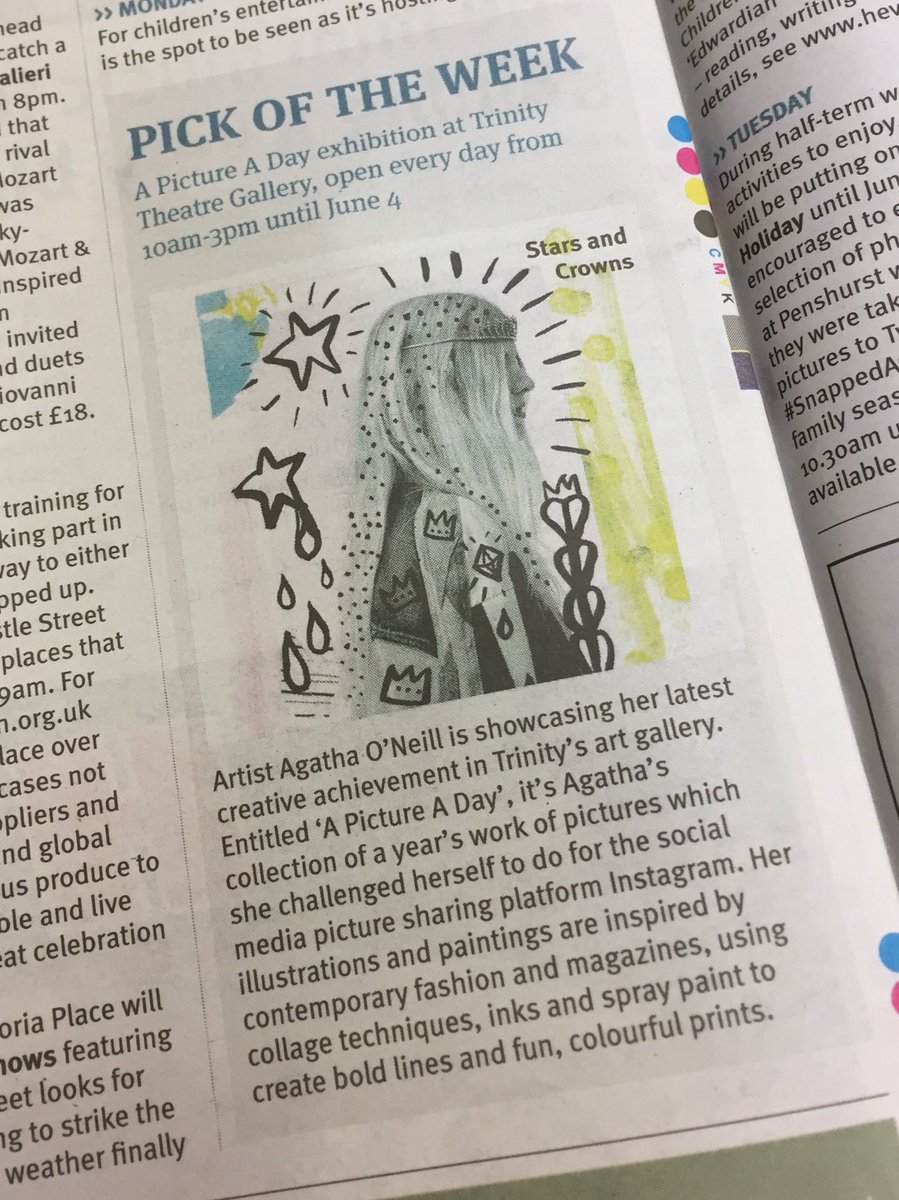 DreamLov3Create's tweet photo. Wahay! p90 of @timeslocalnews 👍🙌 show your support - come to the private view this Friday from 5.30pm! #TunbridgeWells @trinitytheatre ❤️ https://t.co/8qWlZIflkz