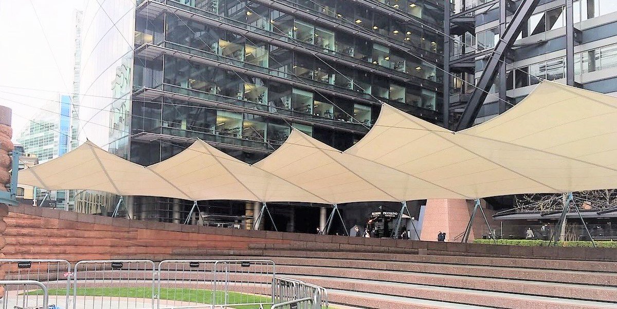 basestructures's tweet photo. Event season arrives again at Exchange Square  #shadecanopy #tensilefabric @BroadgateE https://t.co/g6NbQ3iMog https://t.co/kIp5ajpGSF