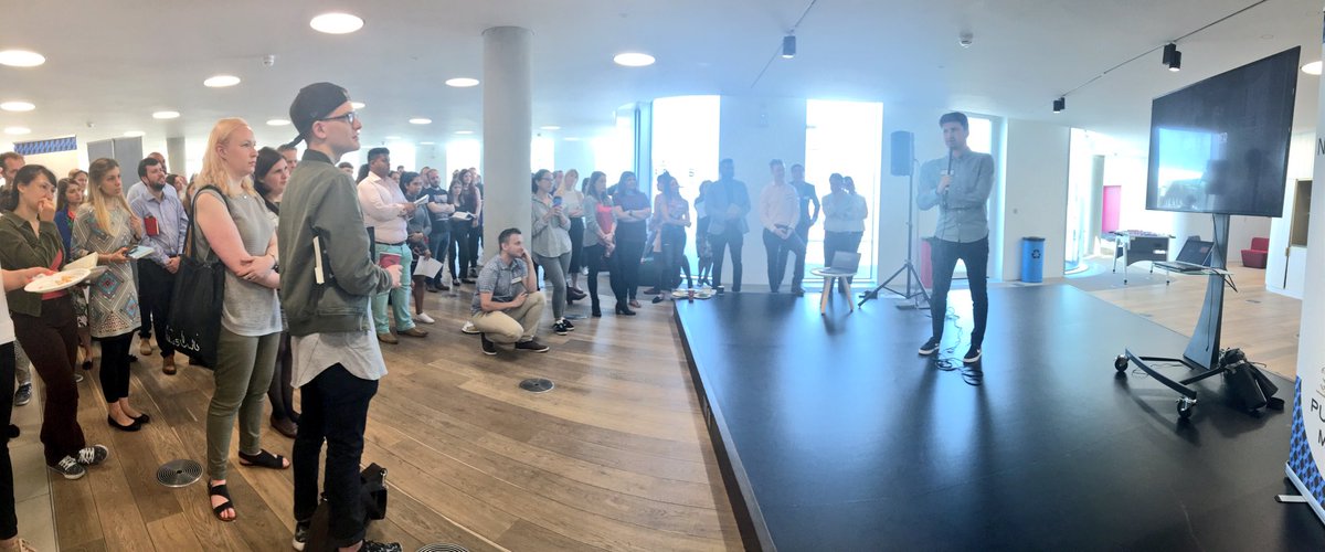 codeandwander's tweet photo. Great mix of startups at @PublicisMedia #nexttechnow #TechTinder event ππ» https://t.co/d3upFKKzvX