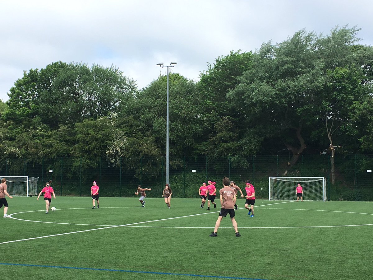TeamFuschia's tweet photo. Go #teamfuchsia winning the 6 a side Football #teambradfest https://t.co/ZMcYVhIgxj