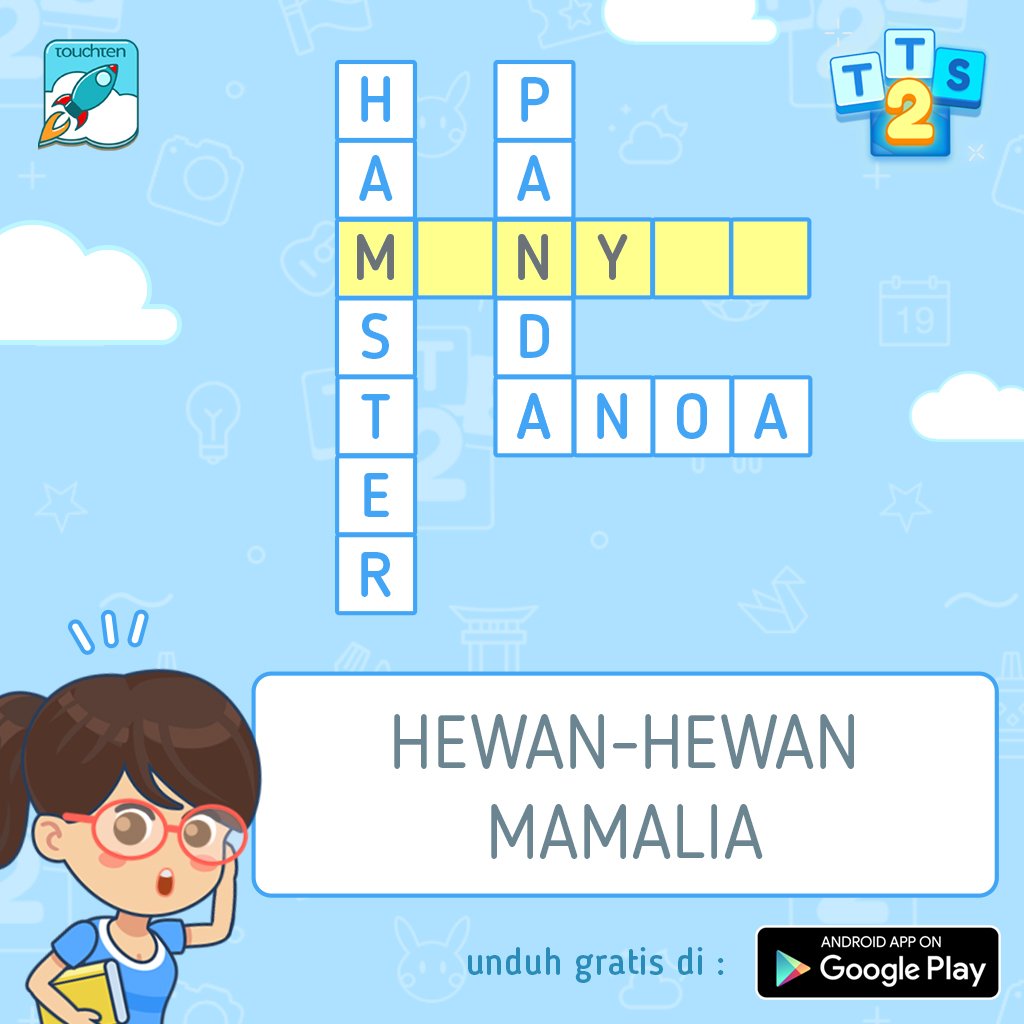 TTS 2 (Teka Teki Saku 2)☆

Terbaru dari Touchten Games!

Game Puzzle TTS TERBAIK!

Klik download, bit.ly/twttgidtts2