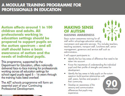 EnfieldASA's tweet photo. Weds 28th June 2017 3.30 - 5.00 pm Autism Education Trust Schools Training  'Making Sense of Autism' £25.00 pp email admin@enifeldasa.org.uk https://t.co/EPeiuLRPcZ