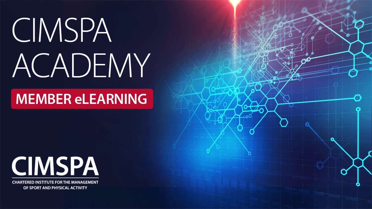 Have you taken advantage of CIMSPA's FREE member eLearning yet? Visit cimspa.co.uk/academy to register now! A great membership benefit!