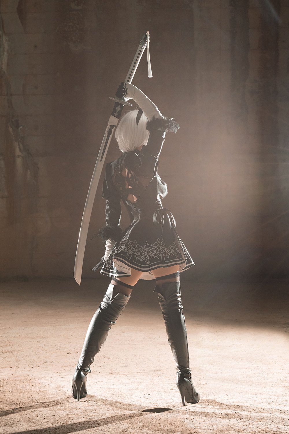 ニーアオートマタ 2B コスプレ 武器/白の契約 凄かっ ニーアオートマタ 2B コスプレ 武器/白の契約 凄かっ