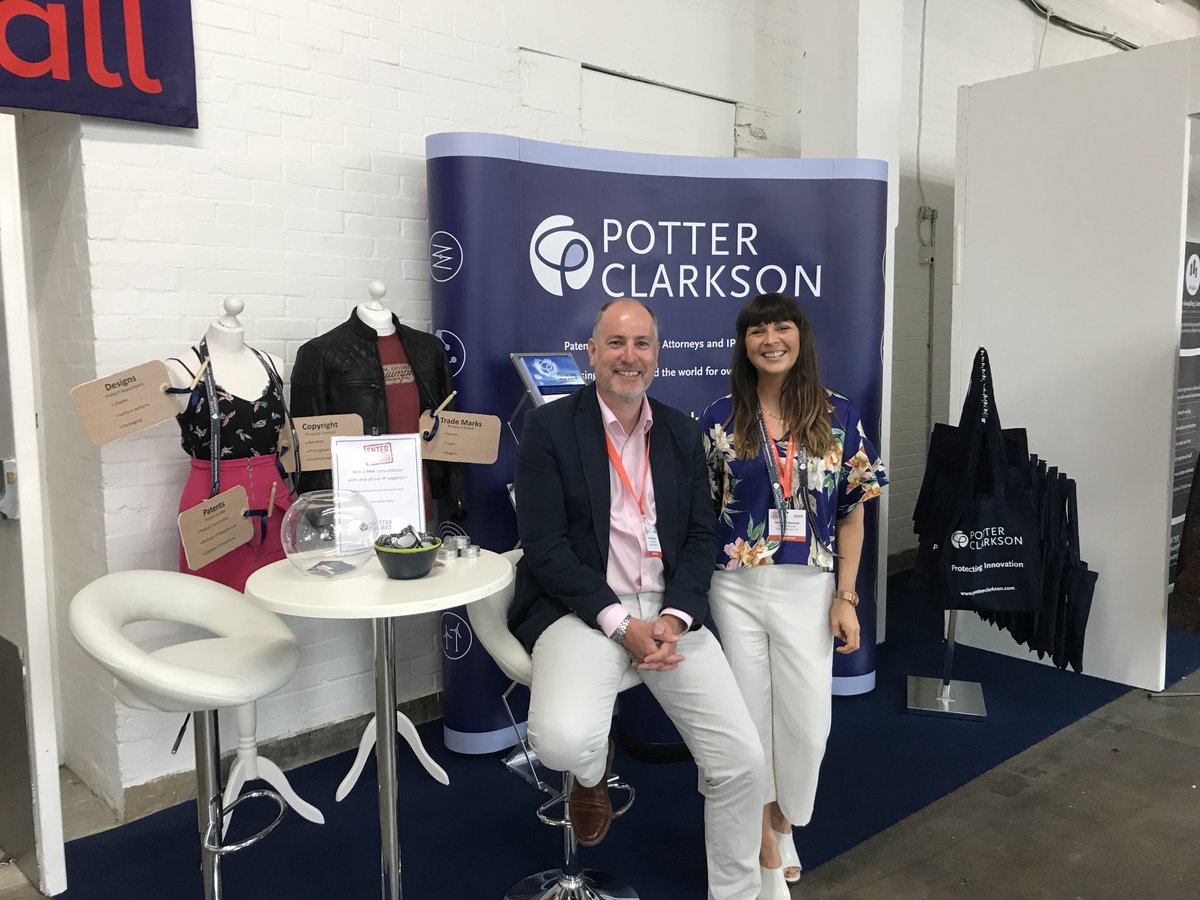 PotterClarkson's tweet photo. Got a question about patents or trade marks? We're here to help! Find us on stand J4 #MTM2017 #IP @MakeItBritish https://t.co/12EaoXXXJL