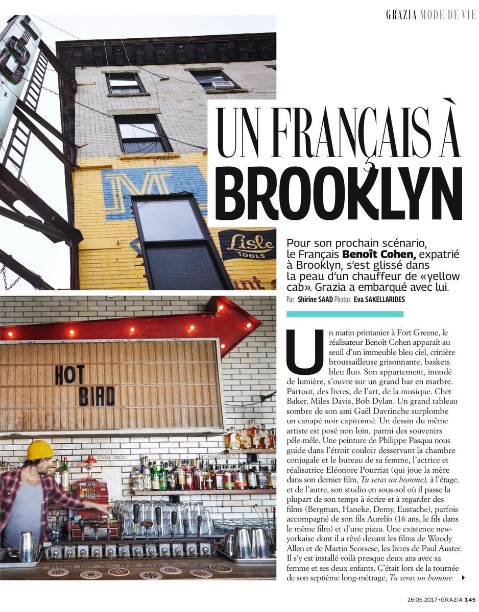 Charlotte Roudaut (@charoudaut) on Twitter photo Passez le pont avec la géniale #ValerieLemercier et montez dans le taxi à #Brooklyn du réalisateur Benoit Cohen...road trip in <a href="/grazia_fr/">Grazia France</a>. Passez le pont avec la géniale #ValerieLemercier et montez dans le taxi à #Brooklyn du réalisateur Benoit Cohen...road trip in <a href="/grazia_fr/">Grazia France</a>.