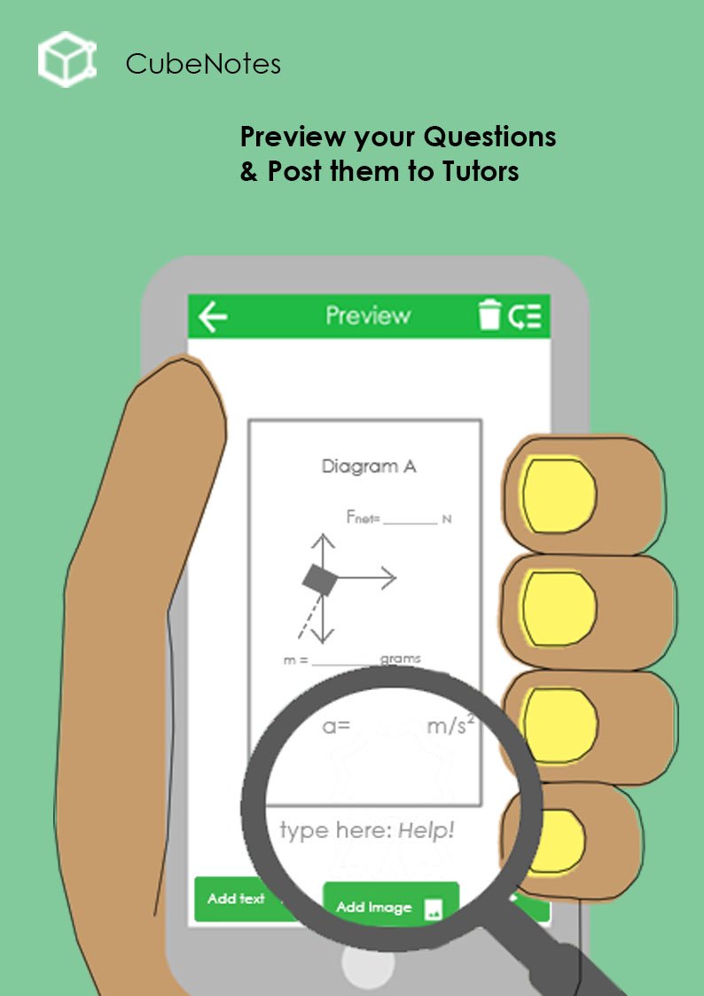 CubeNotes's tweet photo. With CubeNotes, you can preview your questions before posting!
Download link in bio! #cubenotes #onlinetutoring #educatesa #leadsa #tutor https://t.co/t3bDDOddiK