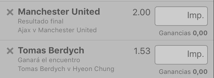 CreadorDeVerdes's tweet photo. Vamos con una apuesta para hoy, aunque tal vez haya alguna más.
Apuesta 1, Stake 6💪
17.5€ ↔️ 53.55€ https://t.co/VT30LdtGYo