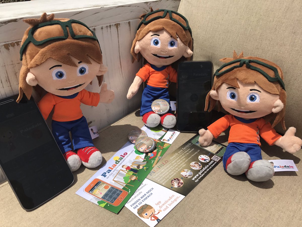 Kuschelige Paladalo Plüschfigur #Alltagsbegleiter #Kids paladalo.com/store 💜💙 #App #kostenlos paladalo.com/App #iOS #Android 👏🏻😺