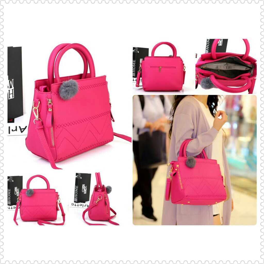 21718SN-Rose 26cmx13cmx23cm  Bahan PU Rp188.000
