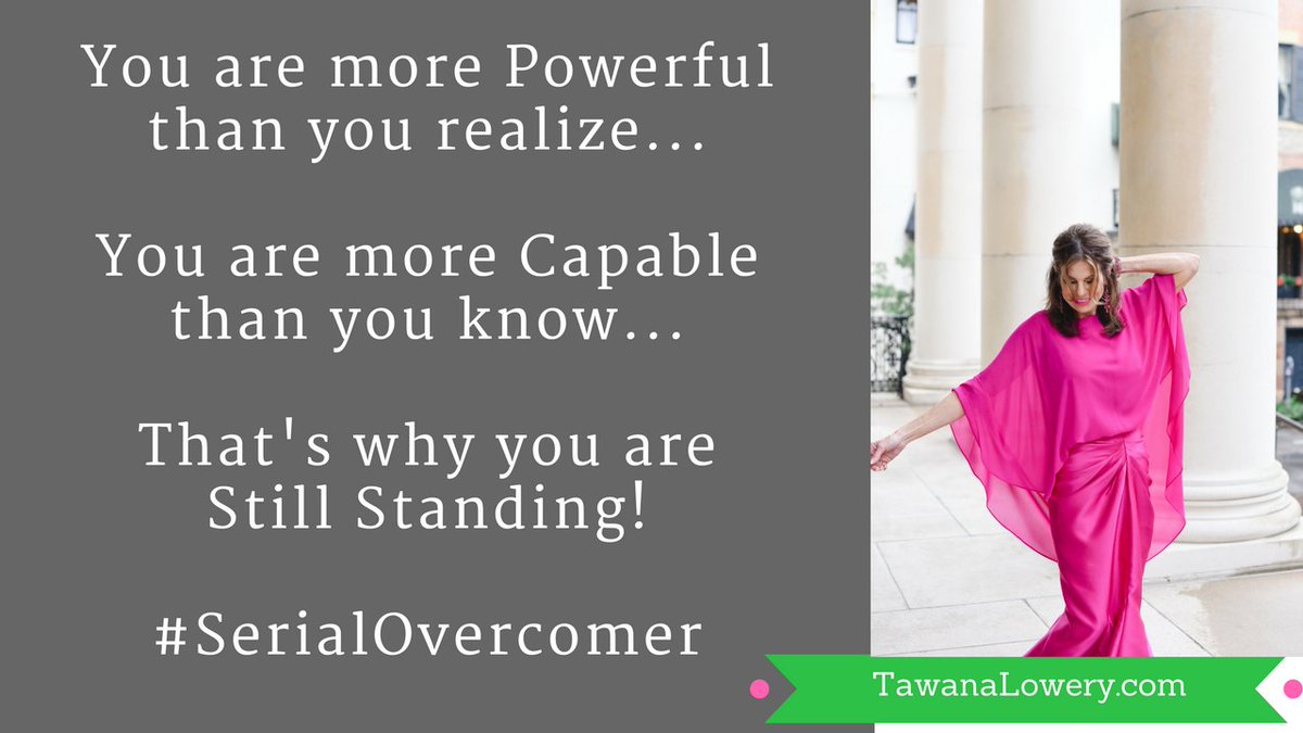 overcome4good's tweet photo. You have more power than you think. #God is working on your behalf every single day. His love will sustain you! #SerialOvercomer https://t.co/1IqDV6rD64