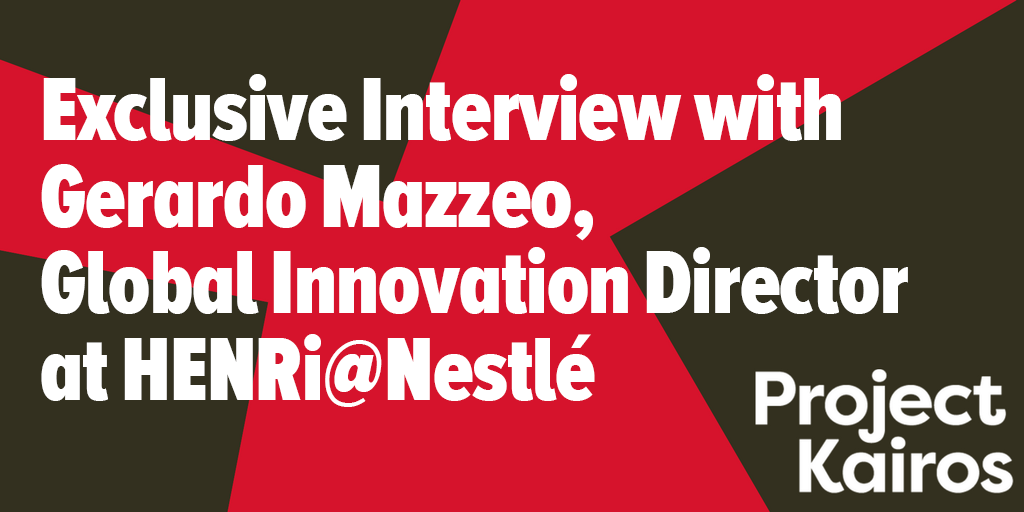 EFSeries's tweet photo. Exclusive Interview with Gerardo Mazzeo, Global Innovation Director at HENRi @Nestle supporters of #ProjectKairos https://t.co/7u6MGlMIOd https://t.co/JhmZcya33H