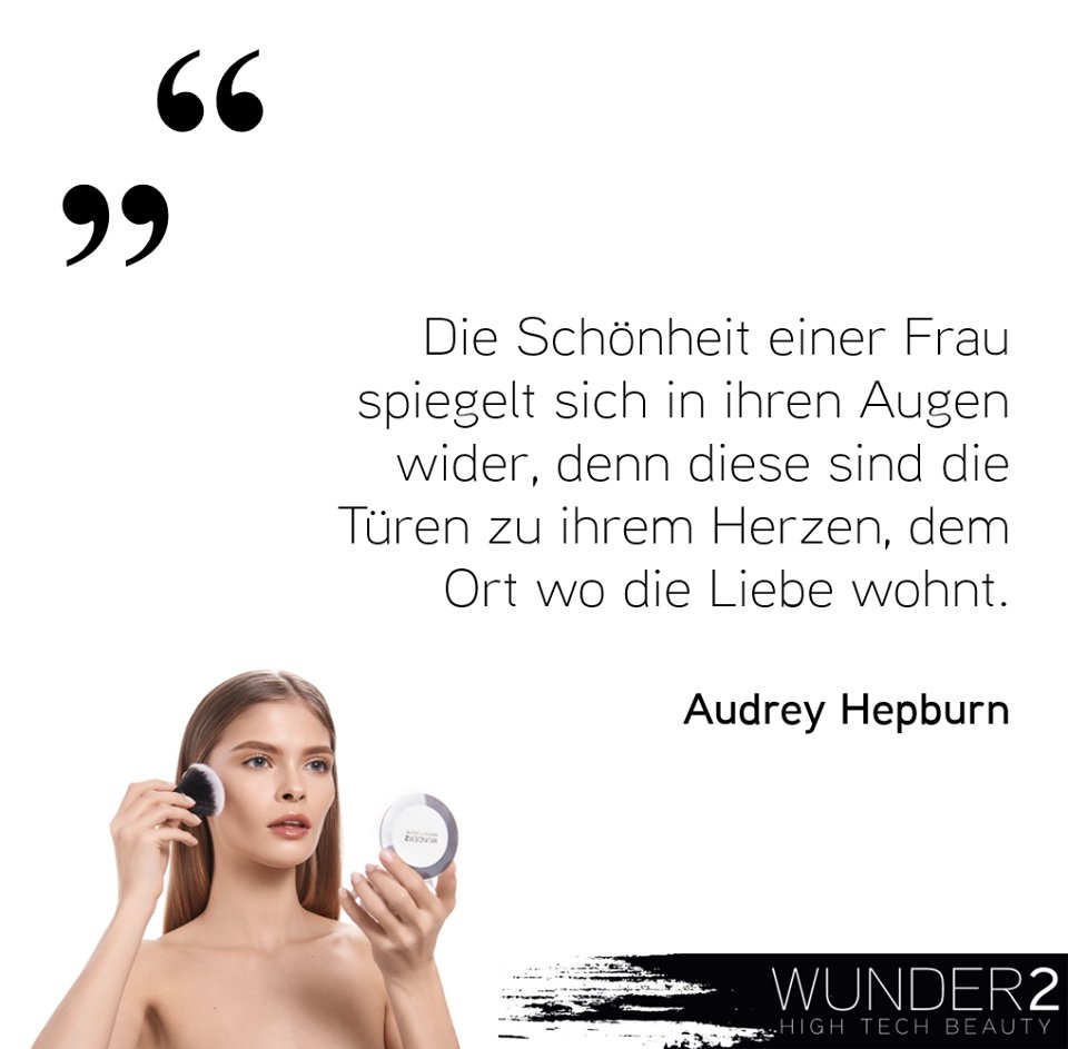 Wunder2_Germany's tweet photo. #WunderWednesday im neuen Glanz! ✨ WUNDER2 hofft, dass euch #AudreyHepburn mit diesem #Zitat den Tag versüßt! https://t.co/5oPvJeA0Ae
