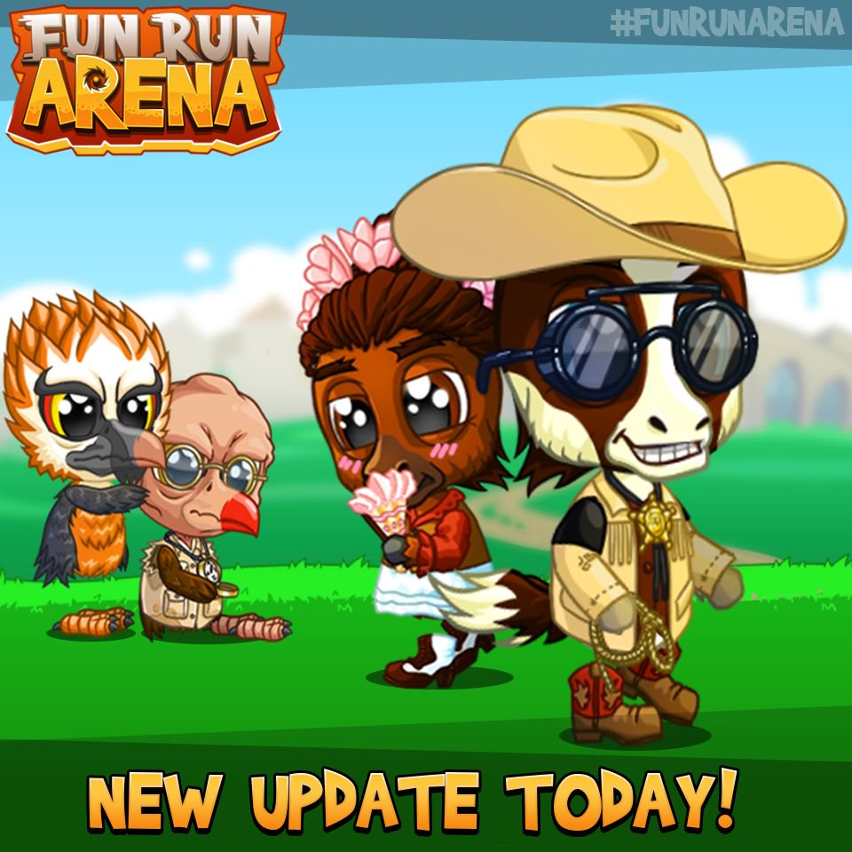 TheFunRun's tweet photo. Hold your horses! A new #FunRunArena update is out NOW! https://t.co/q9qaI47fEm