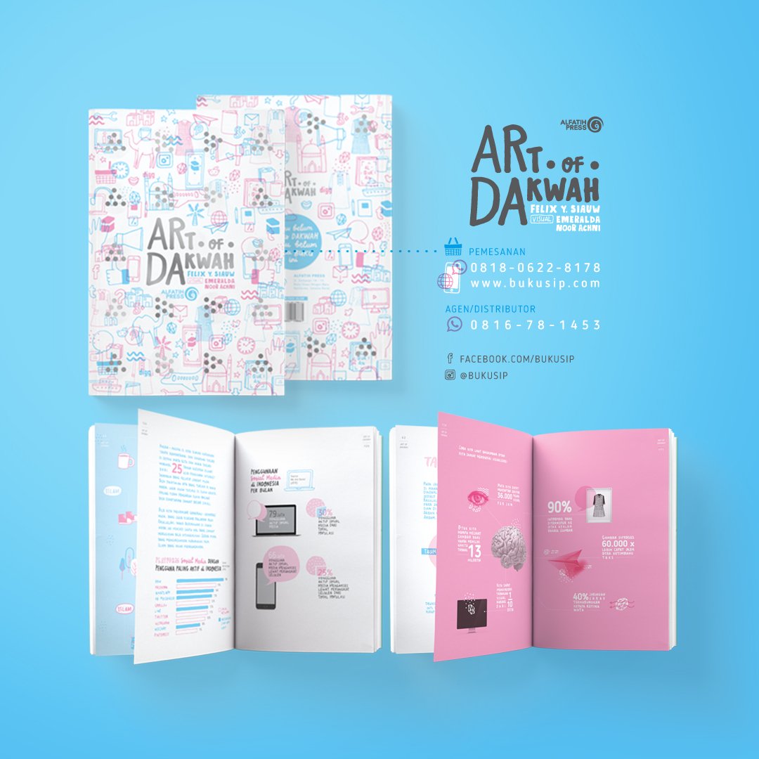 buku terbaru <a href="/felixsiauw/">Felix Siauw</a> dan <a href="/Benefiko/">Emeralda Noor Achni</a>, #ArtOfDakwah, membahas dakwah di dunia sosmed kekinian :D | pemesanan WA/SMS 0818-0622-8178 <a href="/bukusip/">Bukusip.com</a>