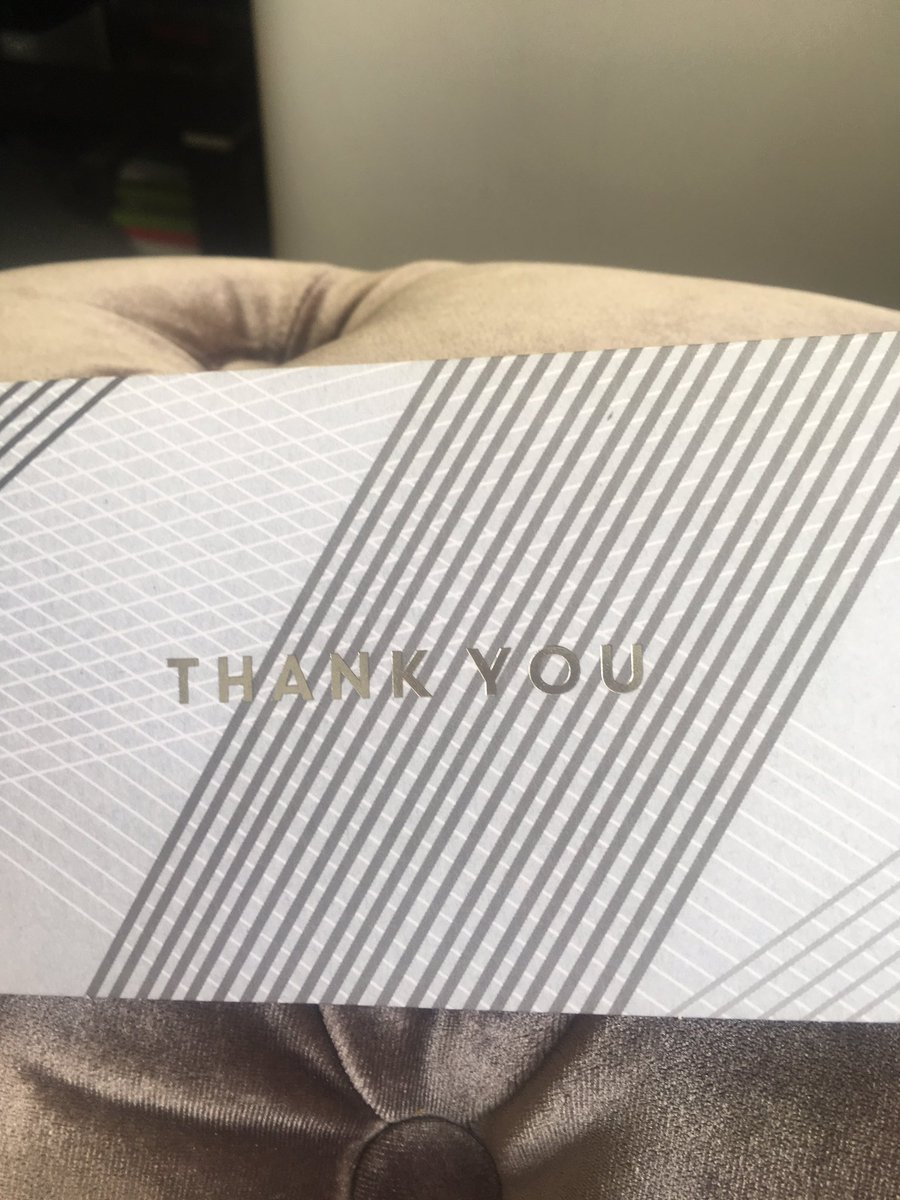 Always a great feeling to turn up at a project to be given a thank you card from your client ☺and a nice cup of tea helps too! #happyclient