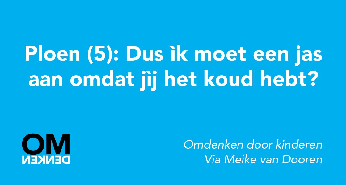 Omdenken (@omdenken) on Twitter photo 