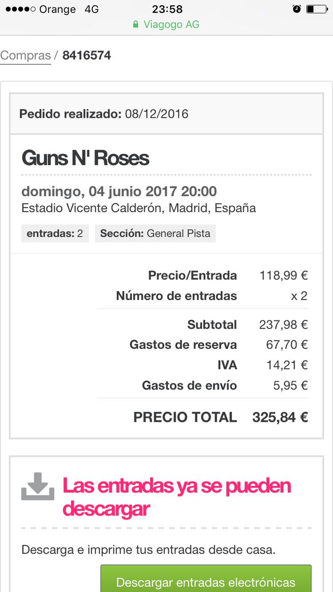 rubengm__'s tweet photo. @facua que legalidad tiene inflar el precio así? El día de la preventa. https://t.co/9aU41bp4Pg