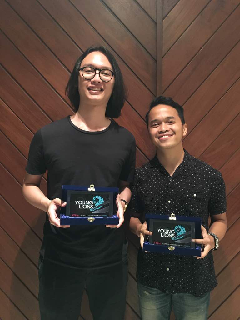 Congratulations <a href="/kevinarffandy/">Kevin Reinaldo</a> and <a href="/boyskiii/">Kurniawan Hatigoran</a> from Bates Chi &amp; partners as the 1st winner of Young Lions Indonesia 2017 <a href="/P3Ijkt/">P3I Jakarta</a>