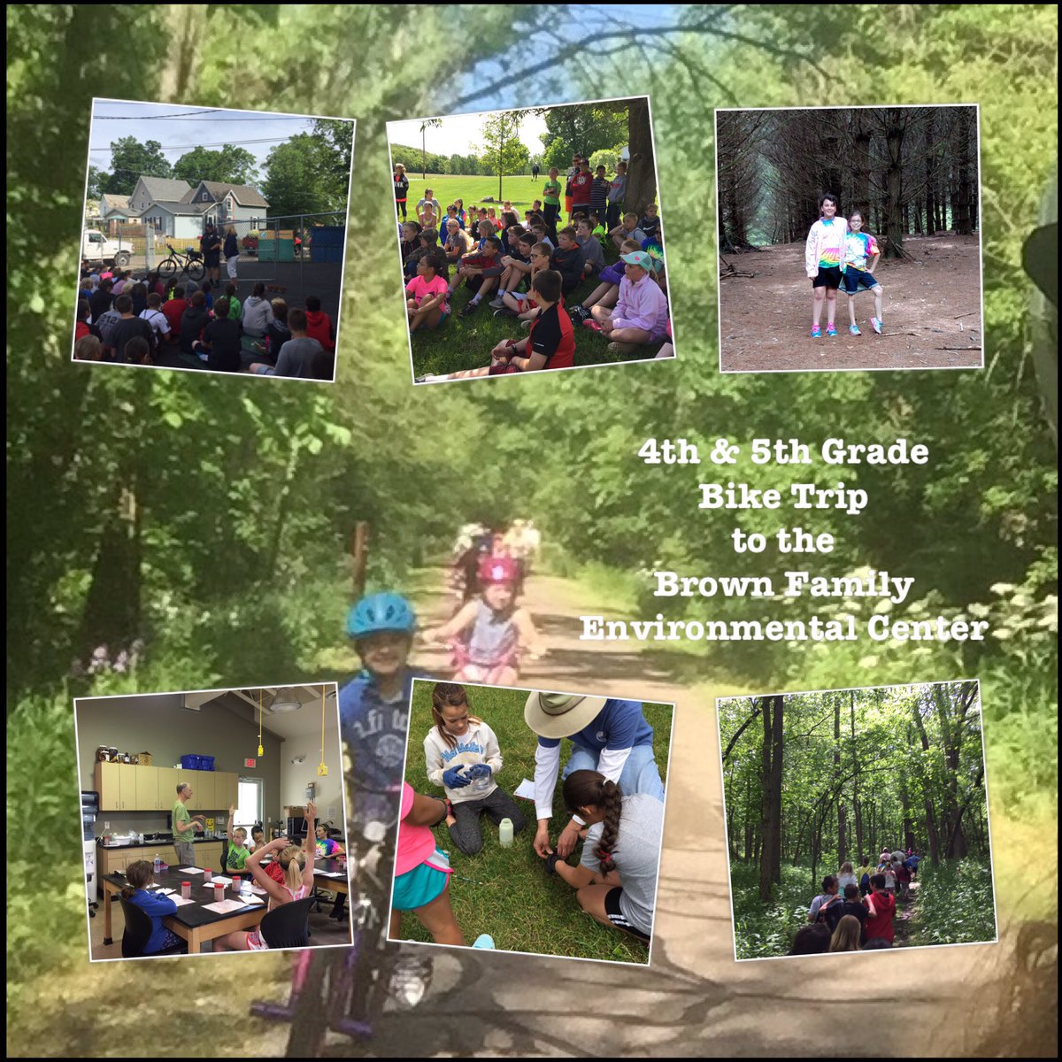 East_Elementary's tweet photo. Fourth and Fifth Grade Bike Trip to the Brown Family Environmental Center @KenyonCollege! #easteagles #biketrip #science #soilexperiments https://t.co/shQjJjV8dn