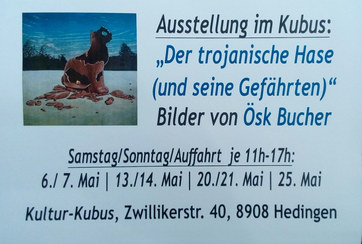 KulturKubus's tweet photo. #affoltern #hedingen #knonau #bonstetten #hausen #kappel #ottenbach #obfelden #islisberg #wettswil #aeugst #art #züri #kunst #cham #zug https://t.co/EcNn2Kl8dm