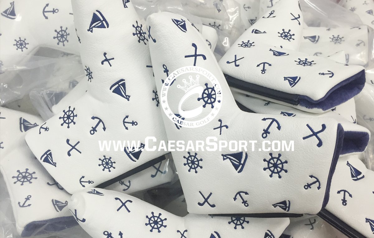 caesarsporting's tweet photo. New order! Marin pattern golf putter cover with magnet. #puttercover #customfactory #golf #golfer #marin #golfclub #golfcourse #golfclub https://t.co/pYbdGFV8DV