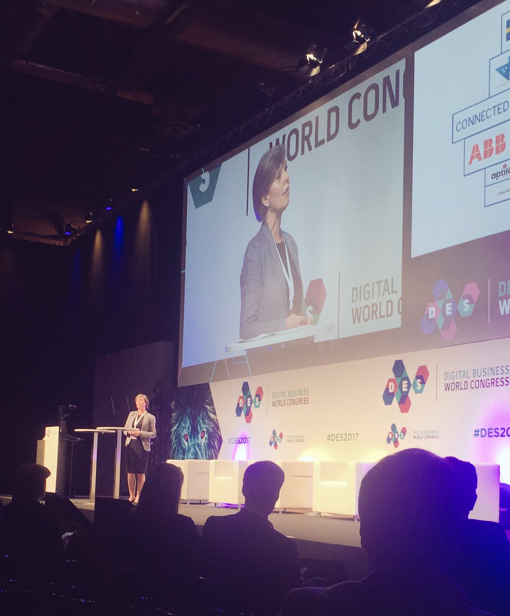 BusinessSweESP's tweet photo. "Connected Business by Sweden is our way to address the digital transformation and keep connecting businesses globally" #DES2017 #teamsweden https://t.co/8KKBBsytif
