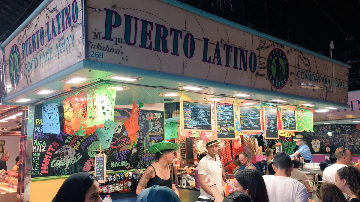 JetsetBoyz's tweet photo. Wandering around #VisitBarcelona’s #LaBoqueria is a feast for the senses - so many vibrant colours, smells, sounds and tasty treats to try! https://t.co/q2VVSlTYQT