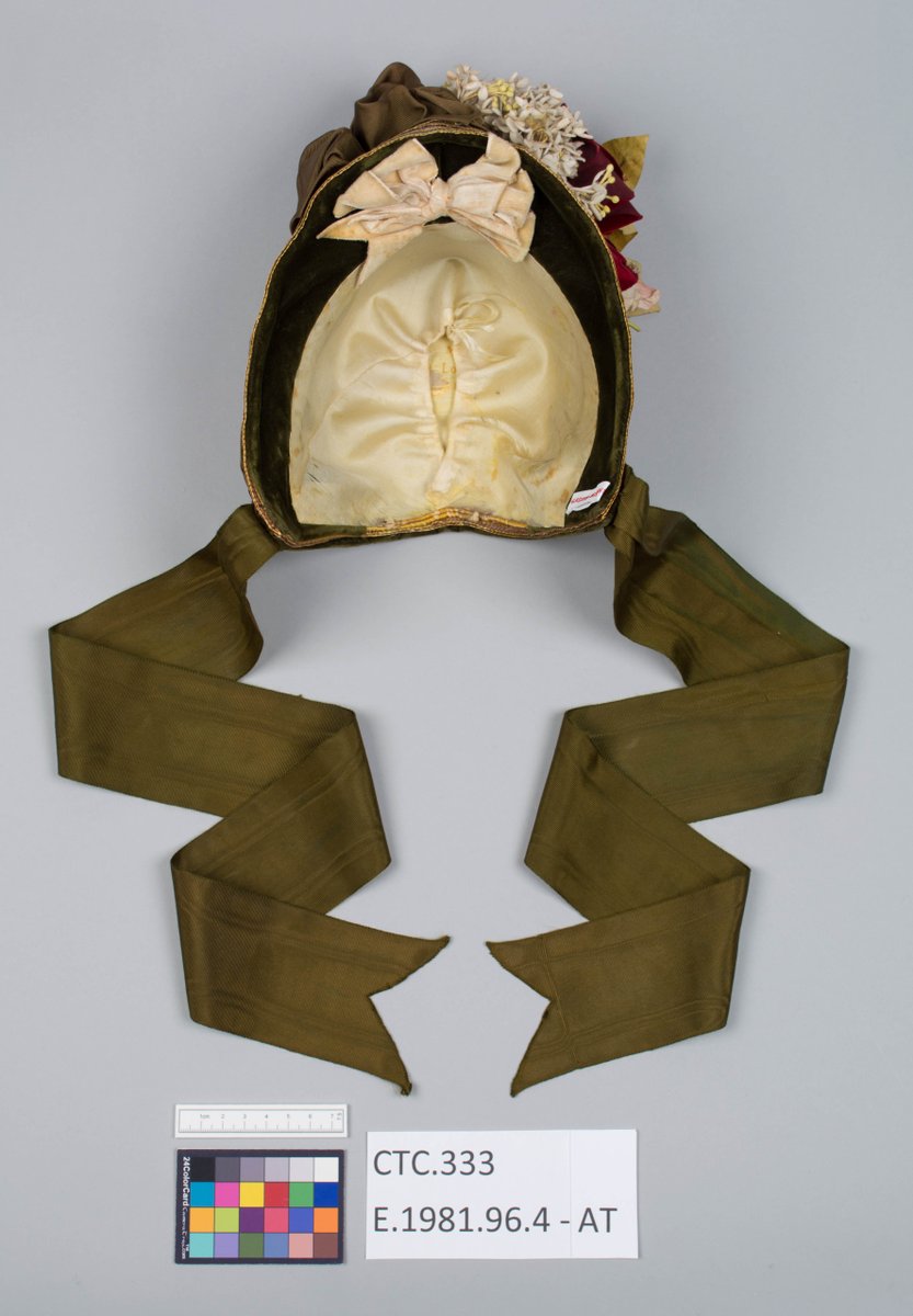 UofGlasgowASC's tweet photo. Lovely working with #CTCTAH UoG textile student conservator to conserve paper elements in this fine bonnet! #conservationkeyhole https://t.co/b8uFspJkv0