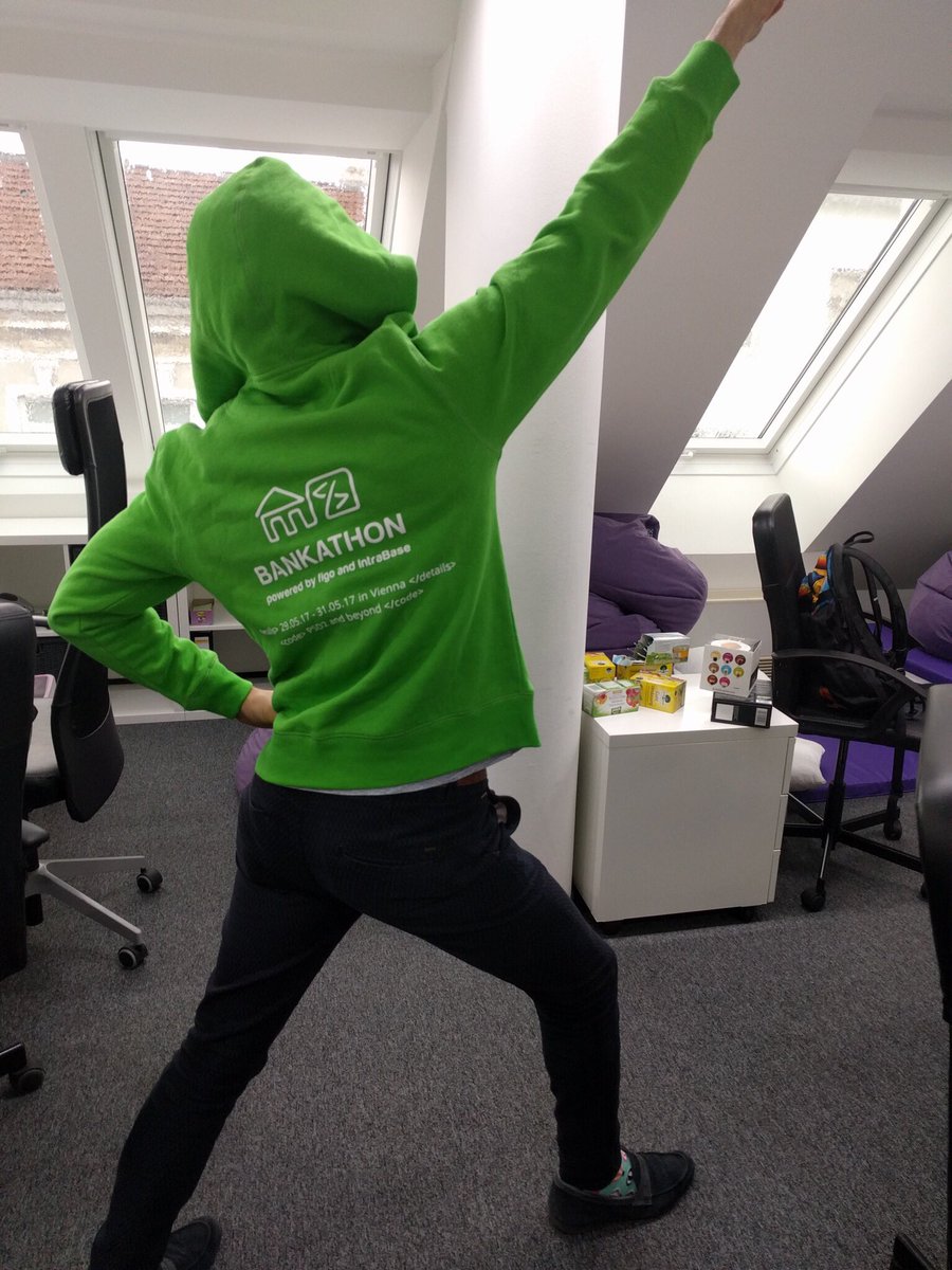bankathon15's tweet photo. ... and some of the stuff is already in Vienna! #excitement #bankathon #fintech #hackathon https://t.co/J9o4psAwOm