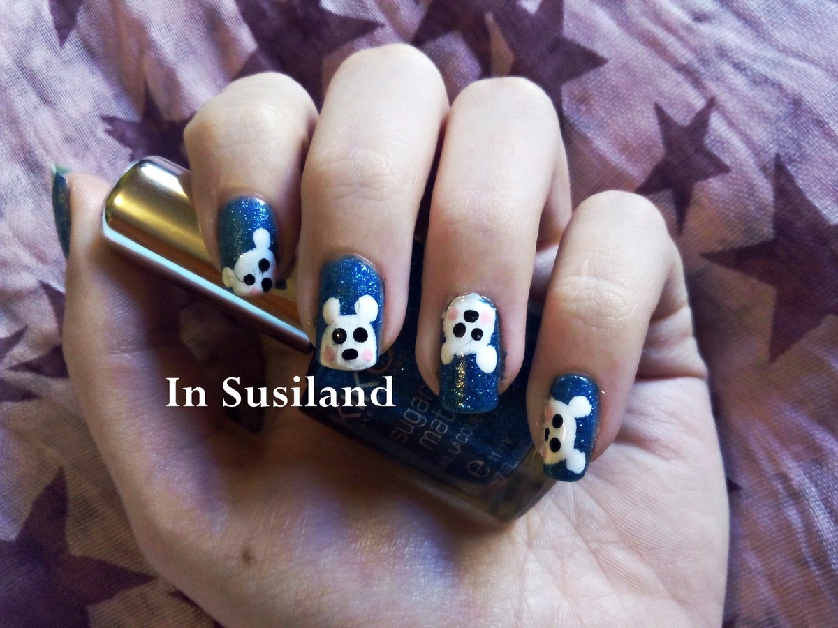 InSusiland's tweet image. ¿Aún no habéis visto la manicura de la semana pasada? Osos Polares Kawaii 🐻😍#insusiland #nailart insusiland.blogspot.com.es/2017/05/osos-p…