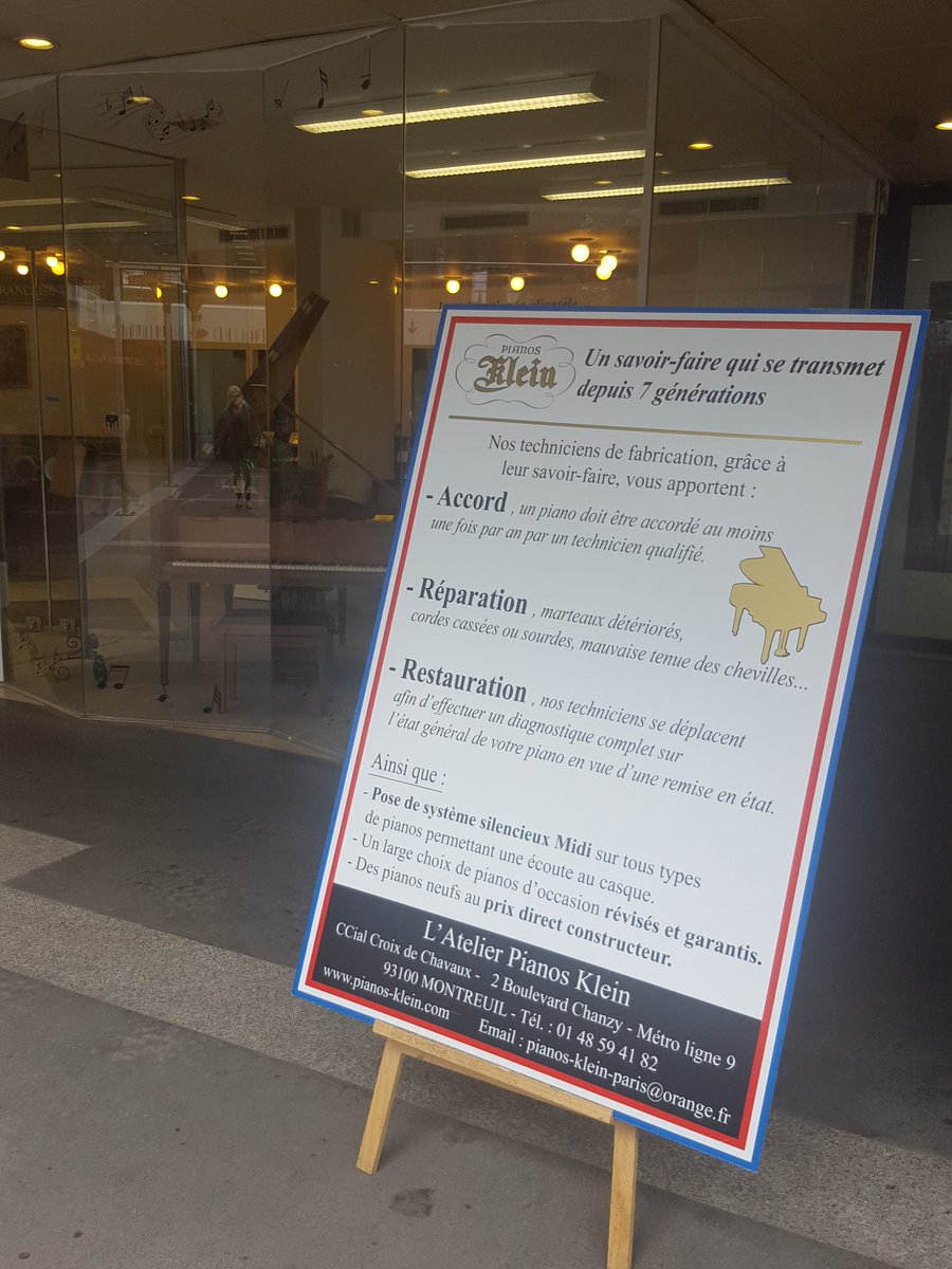 Ville De Montreuil On Twitter Ce Soir A 19h Les Fameux Pianosklein Inaugurent En Musique Leur Nouvelle Boutique Au Cc De La Croix De Chavaux Pianosklein Montreuil Https T Co 0bamy5xmne