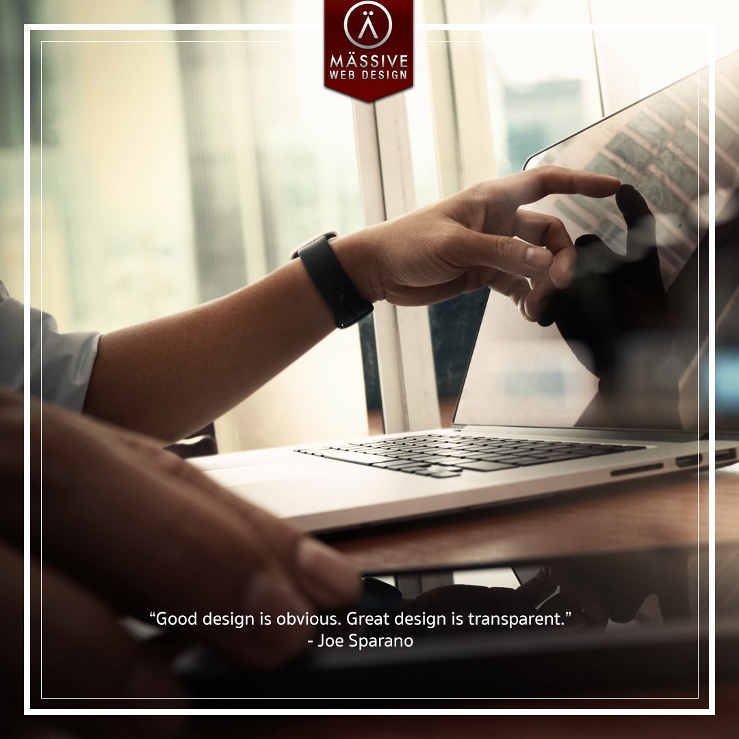AmassiveDesign's tweet image. “Good design is obvious. Great design is transparent.” – Joe Sparano
#Website #Design #webdesignhamilton #Websitedesign