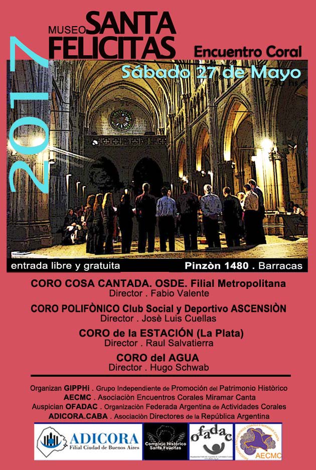 Este #sábado a las 17.30hs los esperamos en el Encuentro Coral #EntradaGratuita Más actividades en ow.ly/lVJ530bZrup