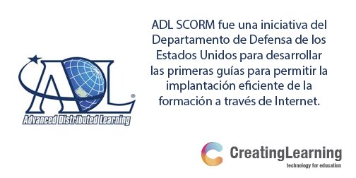 creatinglearnin's tweet photo. Sabías que ADL scorm ... #FormaciónOnline #Elearning #CreatingLearning https://t.co/3b3NYTSy7Z