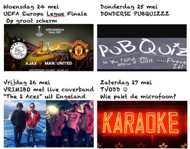 Genoeg leuks te doen <a href="/CafeDeDonder/">Café de Donder</a> deze dagen: