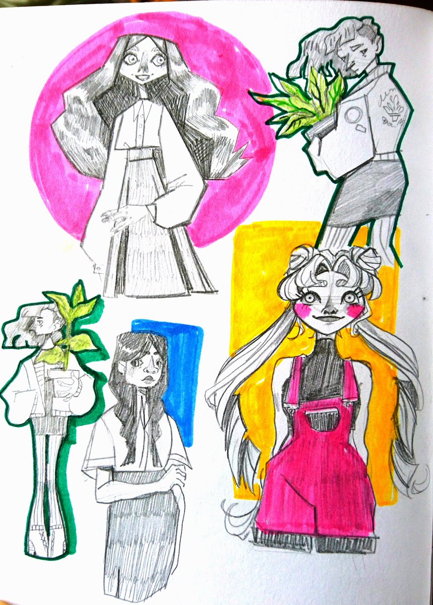 AmieGerardi's tweet photo. Some sketchbook bits https://t.co/sKPaIrAfrS