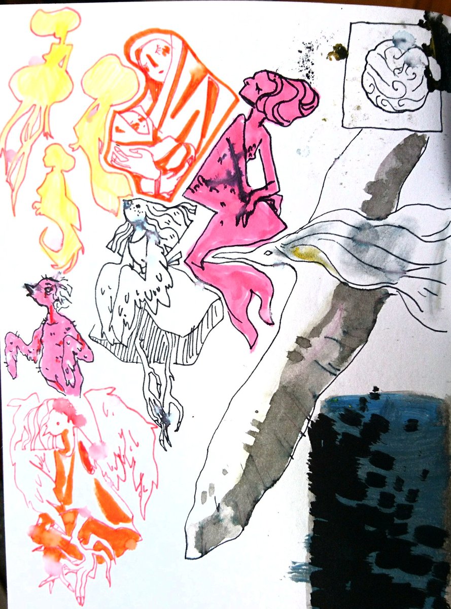 AmieGerardi's tweet photo. Some sketchbook bits https://t.co/sKPaIrAfrS