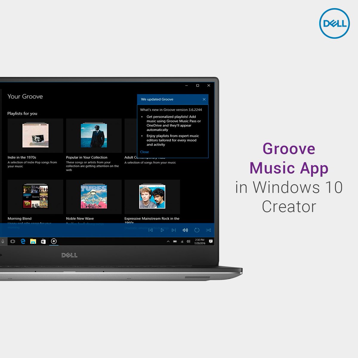 DellAiuta's tweet image. Con #WindowsCreator anche #Microsoft propone servizi musicali tipo #Spotify, #AppleMusic ecc.
Conoscete GrooveMusic? dell.to/2qUCcTn