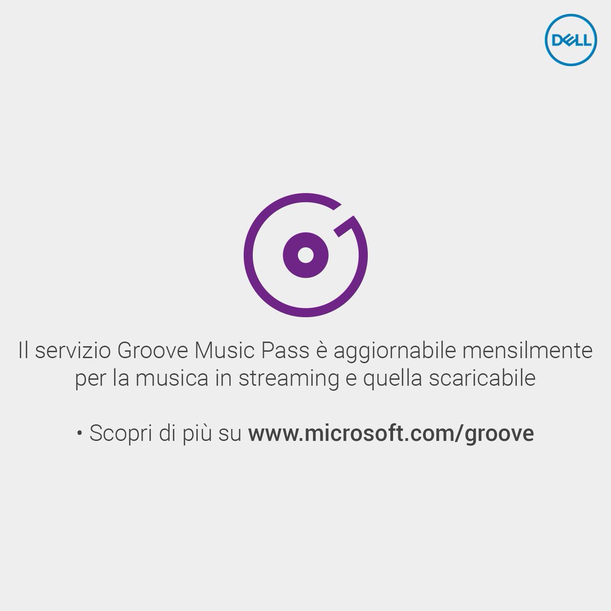 DellAiuta's tweet image. Con #WindowsCreator anche #Microsoft propone servizi musicali tipo #Spotify, #AppleMusic ecc.
Conoscete GrooveMusic? dell.to/2qUCcTn