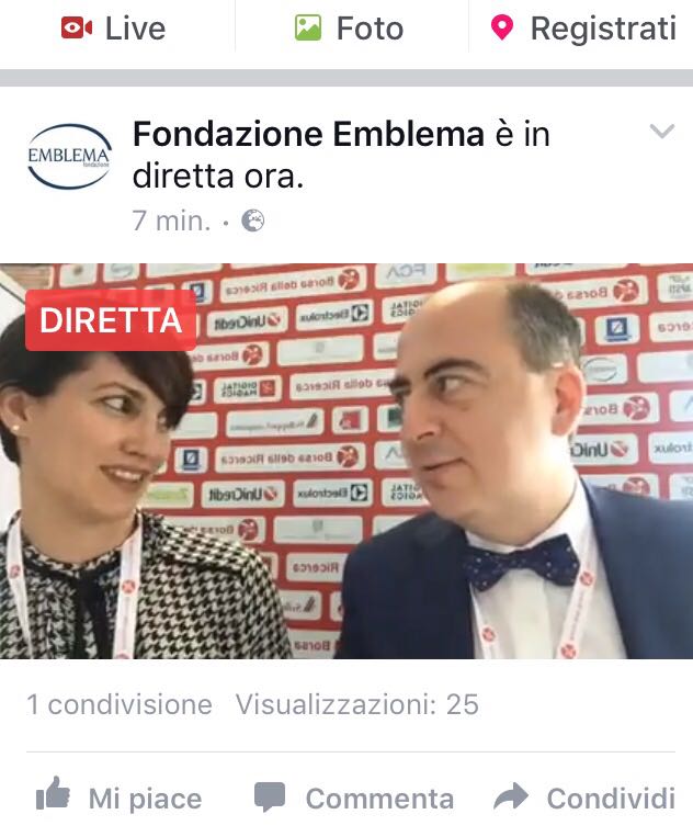 Laborplay's tweet photo. La nostra Elena intervistata dalla Fondazione @Emblema_ dopo il #pitch alla Borsa della Ricerca di #Salerno. #bdr17 #startup https://t.co/F7bYJBjqAk