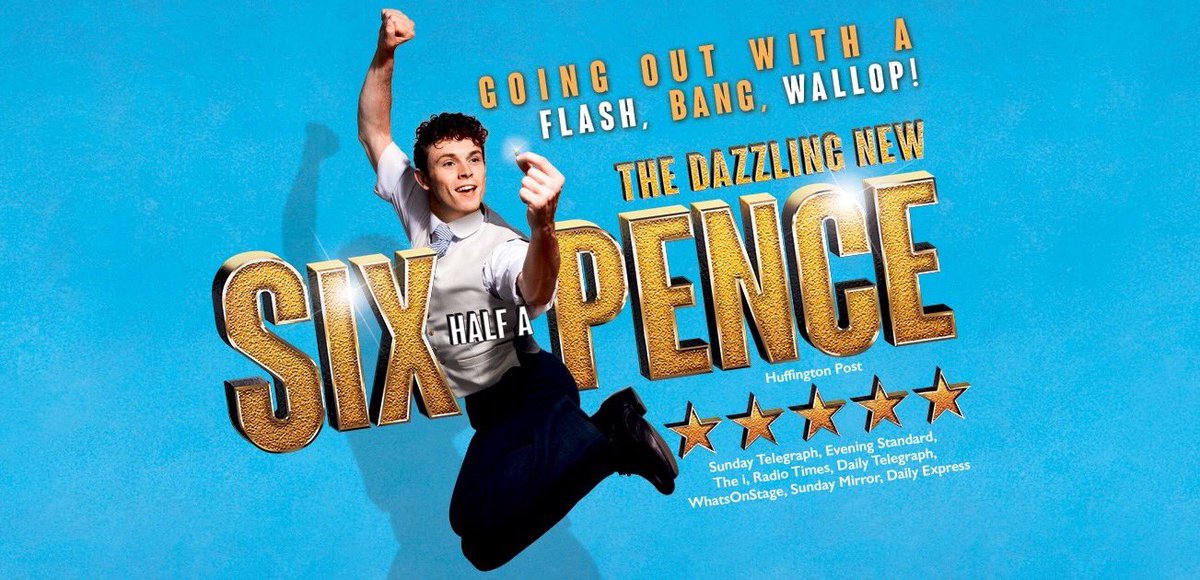 REALLY want to go and review this before it closes - LOVED every second 😍  <a href="/HalfASixpence/">Half A Sixpence</a> <a href="/CamMackLtd/">CameronMackintoshLtd</a> <a href="/AndrewWright5/">Andrew Wright</a>