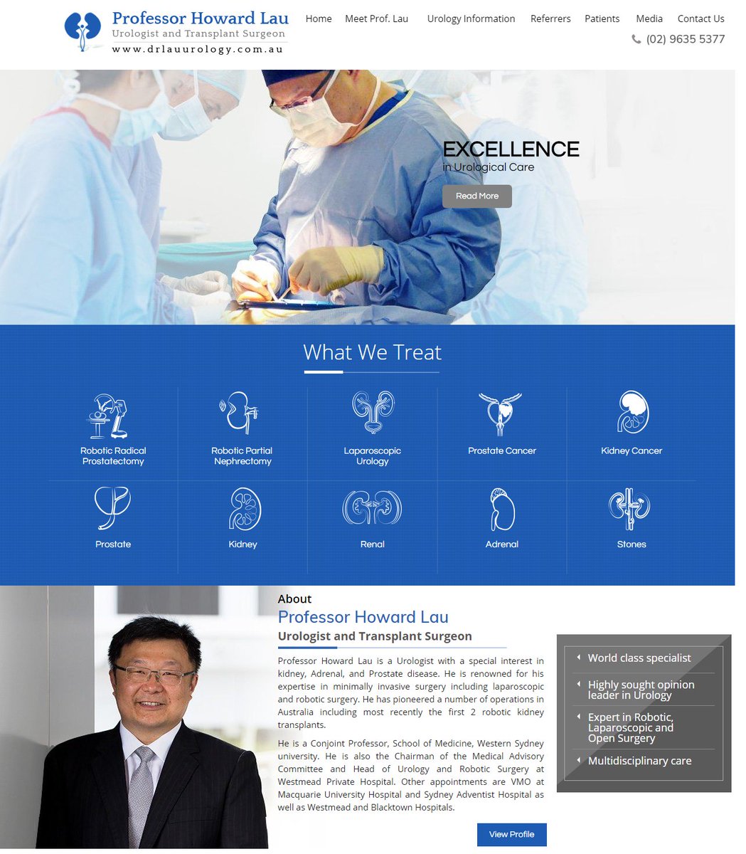 Hi, Check out my newly launched website drlauurology.com.au
