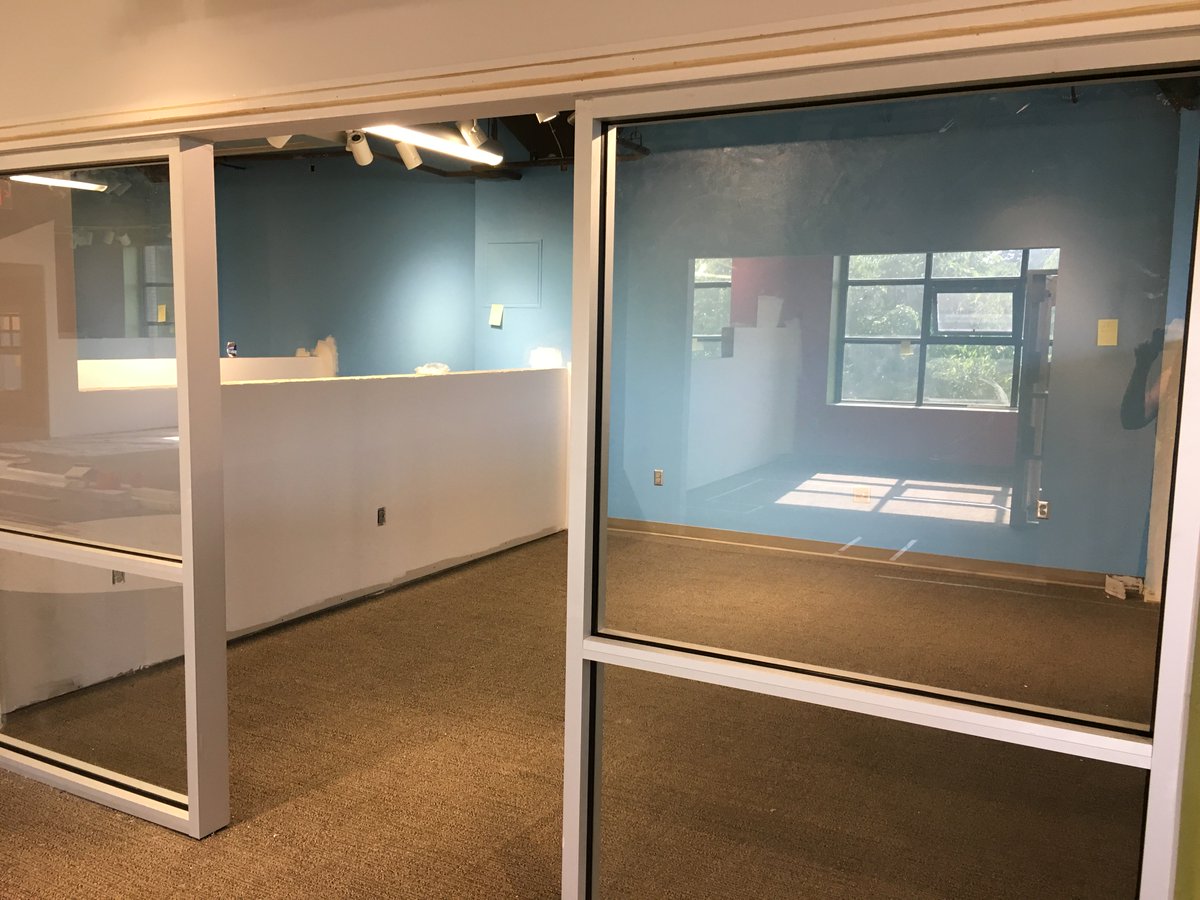 centertweets's tweet photo. Our Cox interactive TV studio is coming along at the upcoming Children's Museum #centerinthesquare #kidssquare https://t.co/Ogxut8nVsn