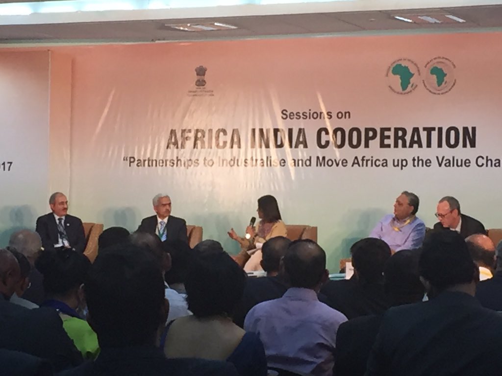 bijoybaba's tweet photo. @DasShaktikanta &amp; @AfDB_Group VP #PierreGuislain at #EximBankofIndia session on Africa-India co-operation @afdbam2017 #AfDBAM2017 https://t.co/mjApySm4Sb