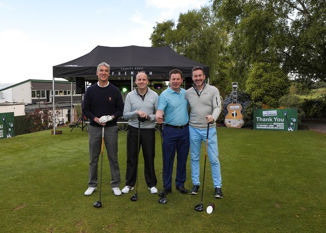 MaryPetersTrust's tweet photo. Thanks so much @GaryJMcCausland for the support of @GolfGuitars! Good luck with @gallerybelfast..it looks fantastic! https://t.co/OUCxBGA6sL