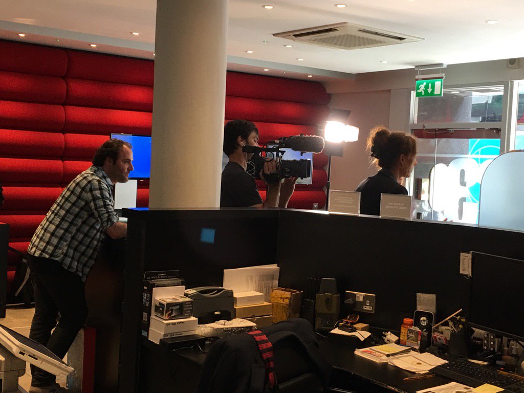 SpyMasterUK's tweet photo. Ssshhhhh filming @SpyMasterUK https://t.co/8gzbklUHD6