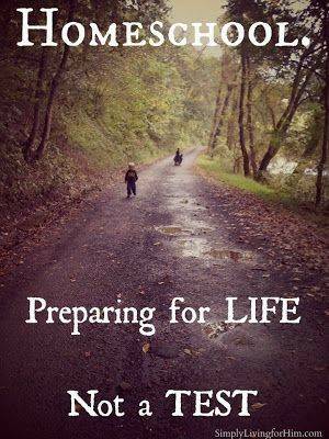 Yes! #Homeschool #prepareforlifenottests